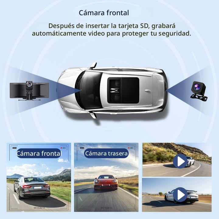 Pantalla Carplay portátil inalámbrica para automóvil, Carplay de 11.26 pulgadas