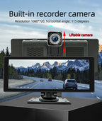 Pantalla inalamabrica Carplay I Android Auto 10,26 pulgadas carplay con Dashcam