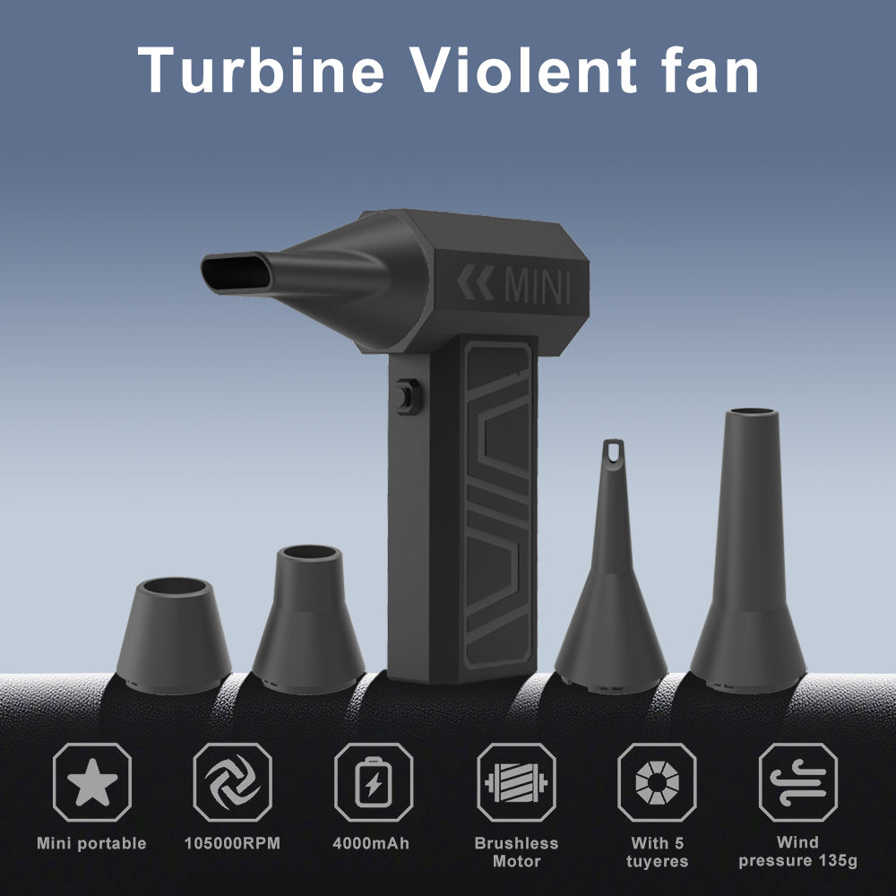Ventilador Jet Turbo Soplador Compacto
