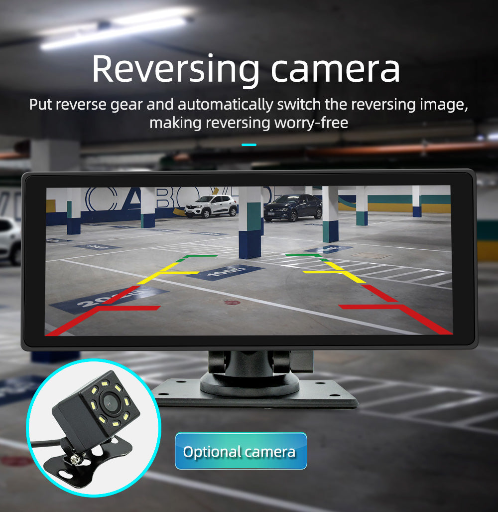 Pantalla inalamabrica Carplay I Android Auto 10,26 pulgadas carplay con Dashcam