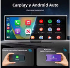 Pantalla Carplay portátil inalámbrica para automóvil, Carplay de 11.26 pulgadas